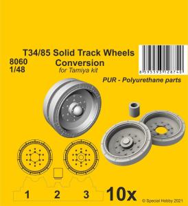 T34/85 Solid Track Wheels Conversion Set · CMK 8060 ·  CMK · 1:48