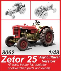 Zetor 25 �Agricultural Version � 1/48 &middot; CMK 8062 &middot;  CMK &middot; 1:48