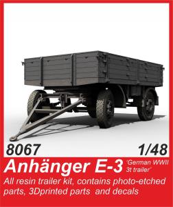 E-3 German WWII Trailer · CMK 8067 ·  CMK · 1:48