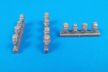 Universal Pilot Heads-with no head gear (12 St�ck) &middot; CMK F32319 &middot;  CMK &middot; 1:32