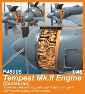 Tempest Mk.II Engine (Centaurus)  &middot; CMK P48005 &middot;  CMK &middot; 1:48