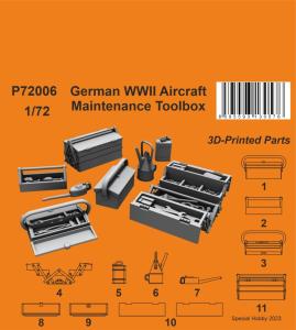 German WWII Aircraft Maintenance Toolbox · CMK P72006 ·  CMK · 1:72