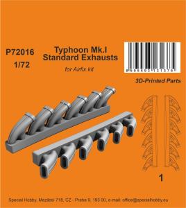 Typhoon Mk.I - Standard Exhausts [Airfix] · CMK P72016 ·  CMK · 1:72
