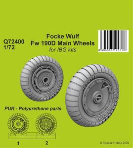 Focke Wulf Fw 190D-9 - Main Wheels [IBG] &middot; CMK Q72400 &middot;  CMK &middot; 1:72
