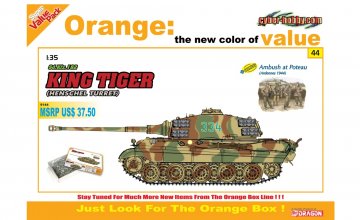 Knigstiger (Henschel Turm) + Figurenset · DRC 9144 ·  Dragon-Cyberhobby · 1:35