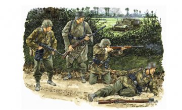 Figuren-Set Dt. Kampfgruppe v. Luck (4) · DR 6155 ·  Dragon · 1:35