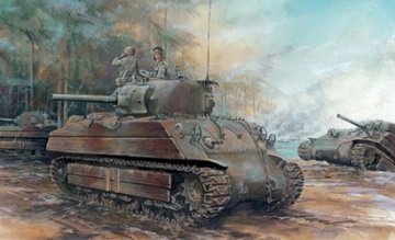 U.S.Marines M4A2(W) Late PTO (2in1) · DR 6462 ·  Dragon · 1:35