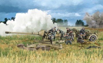 PAK 43/3 L/71 mit Behelfslafette &middot; DR 6522 &middot;  Dragon &middot; 1:35