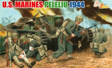 WWII Figuren-Set US Marines Peleliu 1944 · DR 6554 ·  Dragon · 1:35