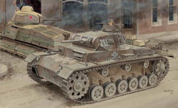 PZ.Kpfw.III Ausf.E.France 1940 · DR 6631 ·  Dragon · 1:35