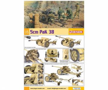 WWII 5cm Pak 38 · DR 75016 ·  Dragon · 1:6