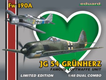 Focke-Wulf Fw 190 A JG-54 Grnherz Dual Combo Lim. · EDU 1155 ·  Eduard · 1:48