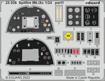 Spitfire Mk.IXc [Airfix] · EDU 23036 ·  Eduard · 1:24