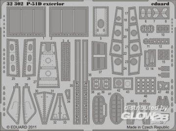 P-51D - Exterior [Tamiya] · EDU 32302 ·  Eduard · 1:32