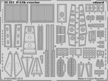 Mustang P-51K - Exterior [Tamiya] &middot; EDU 32327 &middot;  Eduard &middot; 1:32