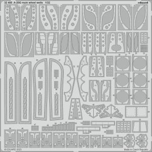 A-20G - Main wheel wells [HKM] · EDU 32485 ·  Eduard · 1:32