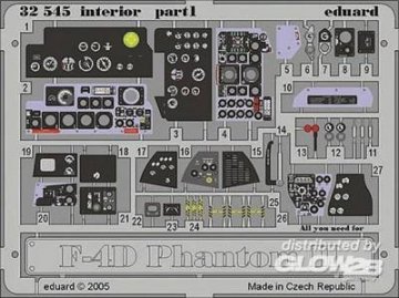 F-4D Phantom II - Interior [Tamiya] · EDU 32545 ·  Eduard · 1:32