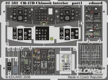 CH-47D Chinook - Interior [Trumpeter] · EDU 32582 ·  Eduard · 1:32