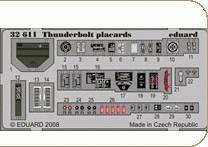 P-47D Thunderbolt - Placards [Trumpeter] · EDU 32611 ·  Eduard · 1:32