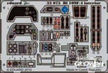 Messerschmitt Bf 109 F-4 interior S.A. for Hasegawa &middot; EDU 33075 &middot;  Eduard &middot; 1:32