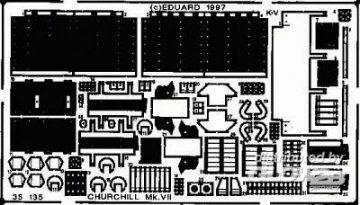 Churchill Mk.VII · EDU 35135 ·  Eduard · 1:35