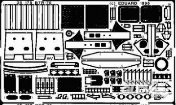 BTR-70 Detailbausatz Auen · EDU 35178 ·  Eduard · 1:35