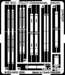 Pz. IV Schürzen Fotoätzsatz · EDU 35341 · Eduard · 1:35 Pz. IV Schürzen Fotoätzsatz · EDU 35341 · Eduard · 1:35