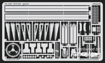 Russischer Panzer KV I-B (1940) Fototzsatz · EDU 35405 ·  Eduard · 1:35