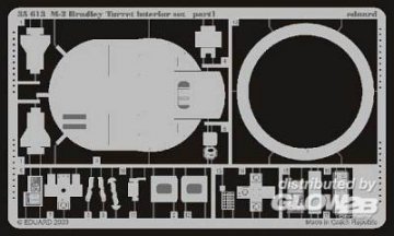 US M2 Bradley iFV Turm Inneneinrichtung Foto�tzsatz &middot; EDU 35613 &middot;  Eduard &middot; 1:35