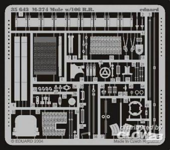 M-274 Mule mit 106 mm-Gesch�tz  &middot; EDU 35643 &middot;  Eduard &middot; 1:35