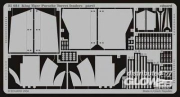 Sd.Kfz. 182 Knigstiger Porsche Turm  · EDU 35684 ·  Eduard · 1:35