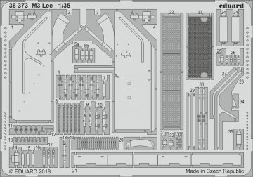 M3 Lee - Phototzteile [Takom] · EDU 36373 ·  Eduard · 1:35