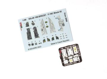 F-16C Block 42 - SPACE [Kinetic] · EDU 3DL48106 ·  Eduard · 1:48