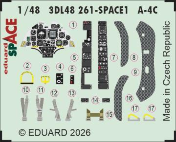 A-4C - Space [HobbyBoss] &middot; EDU 3DL48261 &middot;  Eduard &middot; 1:48