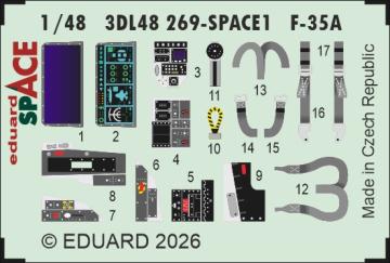 F-35A - Space [Italeri] &middot; EDU 3DL48269 &middot;  Eduard &middot; 1:48