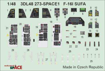 F-16I SUFA - Space [Great Wall Hobby] &middot; EDU 3DL48273 &middot;  Eduard &middot; 1:48