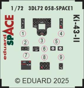 Ki-43-II - Space  [Arma Hobby] · EDU 3DL72058 ·  Eduard · 1:72
