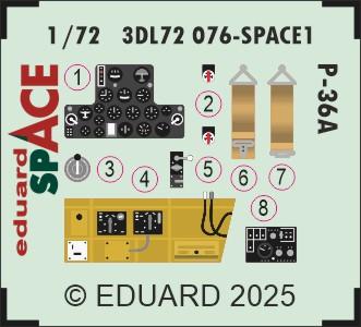 P-36A - Space [Arma Hobby] &middot; EDU 3DL72076 &middot;  Eduard &middot; 1:72