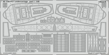 PV-1 - Undercarriage  [Academy] &middot; EDU 481108 &middot;  Eduard &middot; 1:48