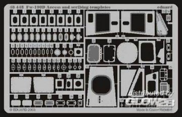 Focke-Wulf Fw 190 D Access and scribing templates &middot; EDU 48448 &middot;  Eduard &middot; 1:48