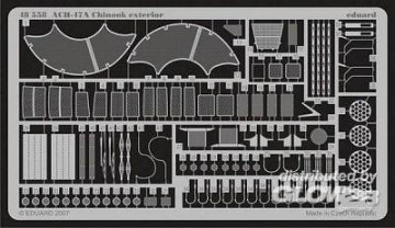 ACH-47A Chinook exterior fr Italeri Bausatz · EDU 48558 ·  Eduard · 1:48
