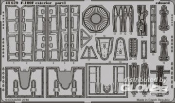 F-100F exterior for Trumpeter &middot; EDU 48679 &middot;  Eduard &middot; 1:48