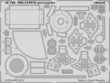 MiG-21PFM accessories [Eduard] &middot; EDU 48790 &middot;  Eduard &middot; 1:48