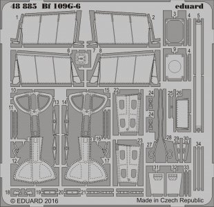 Messerschmitt Bf 109 G-6 [Eduard] · EDU 48885 ·  Eduard · 1:48