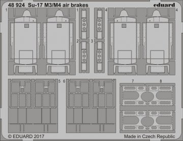 Sukhoi Su-17 M3/M4 - Air brakes [Kitty Hawk] · EDU 48924 ·  Eduard · 1:48