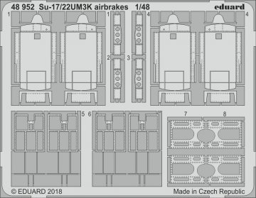Sukhoi Su-17/22UM3K - Airbrakes [Kitty Hawk] &middot; EDU 48952 &middot;  Eduard &middot; 1:48