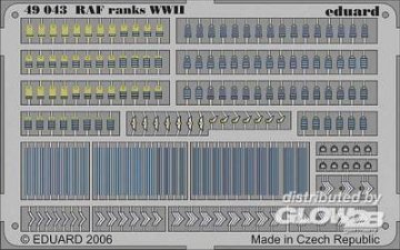 RAF Ranks WWII · EDU 49043 ·  Eduard · 1:48