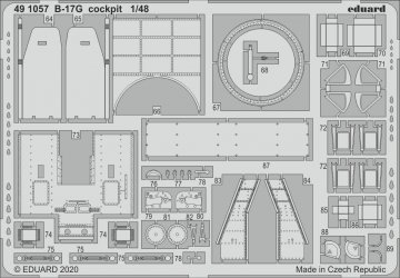 B-17G - Cockpit [HKM] · EDU 491057 ·  Eduard · 1:48