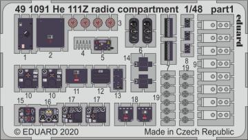 Heinkel He 111Z - Radio compartment [ICM] · EDU 491091 ·  Eduard · 1:48