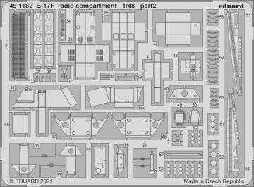 Boeing B-17F Flying Fortress - Radio compartment [HKM] · EDU 491182 ·  Eduard · 1:48